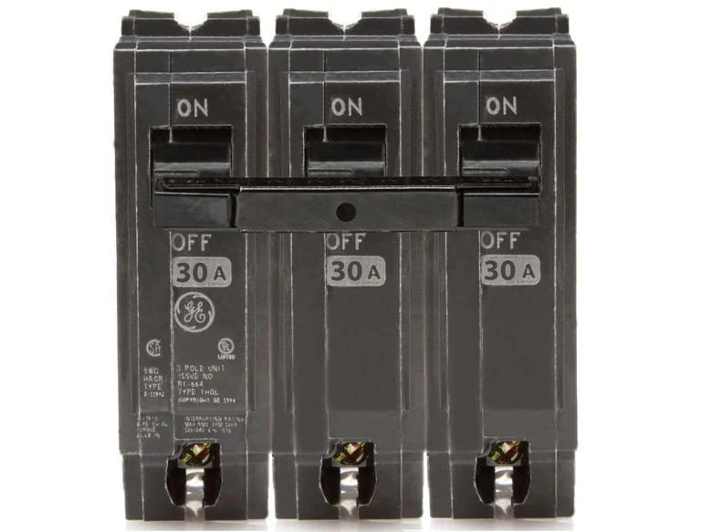 GE 30A 3/P FULL SIZE BREAKER - THQL32030