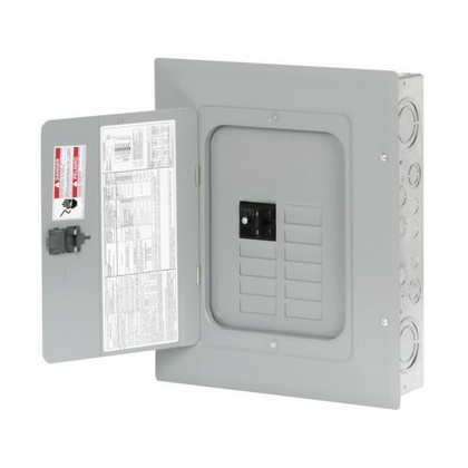 100 Amp 8-WAY 16-CIRCUITS LOAD CENTER INDOOR SINGLE PHASE 120/240V - EATON PART NO.BR816N100