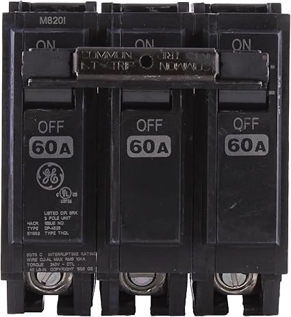 GE 60A 3/P FULL SIZE BREAKER - THQL32060