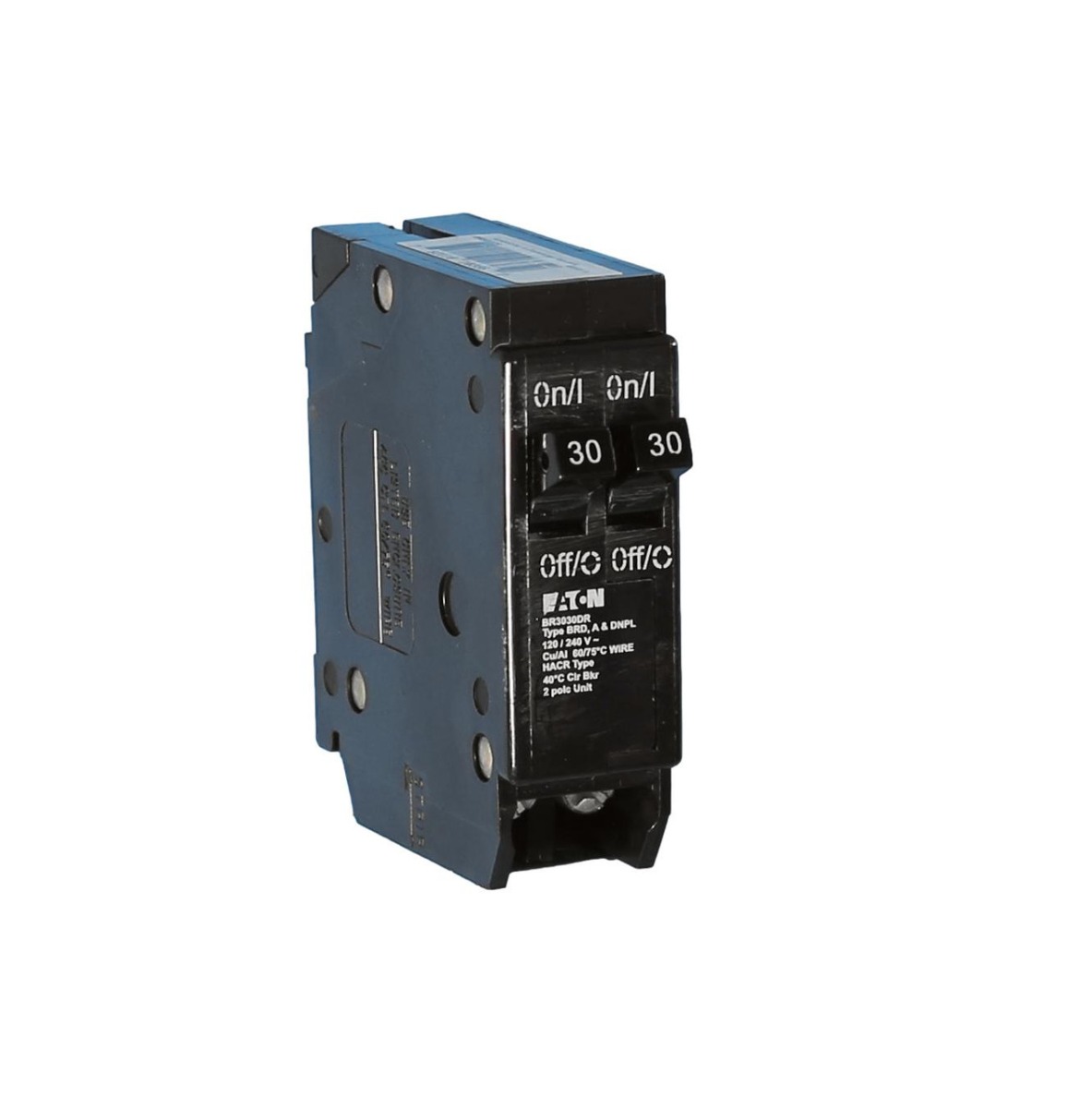 Eaton 30/30 AMP S/P DUP 120/240V PG-IN Circuit Breaker BR3030DR 