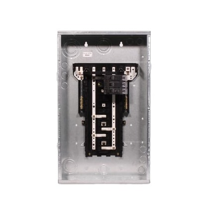 100 Amp 12-WAY 12-CIRCUITS LOAD CENTER INDOOR THREE PHASE COMPLETE WITH MAIN BREAKER 120/240V - GE PART NO.TM12410C