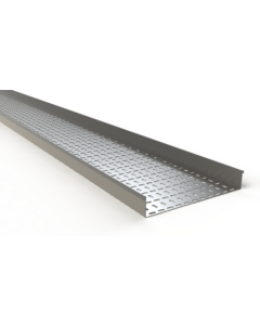 12" X 96" (8FT) PERFORATED ZINC COATED GALVANIZED STEEL CABLE TRAY 