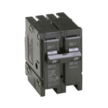 20 Amp Double Pole Plug-In Full Size Circuit Breaker 120/240V – EATON PART NO. BR220