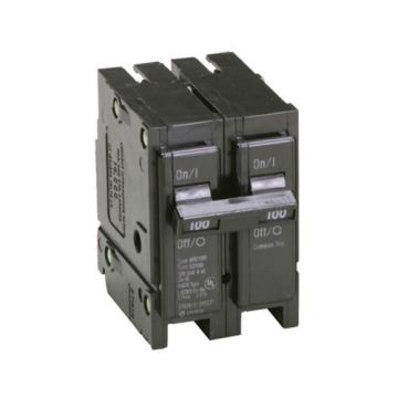 100 Amp Double Pole Plug-In Full Size Circuit Breaker 120/240V – EATON PART NO. BR2100