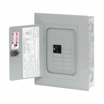 100 Amp 8-WAY 16-CIRCUITS LOAD CENTER INDOOR SINGLE PHASE 120/240V - EATON PART NO.BR816N100