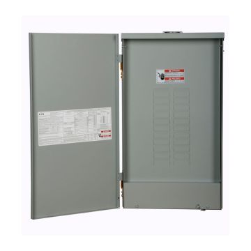 125 Amp 20-WAY 24-CIRCUITS LOAD CENTER INDOOR SINGLE PHASE 120/240V - EATON PART NO.BR2024N125