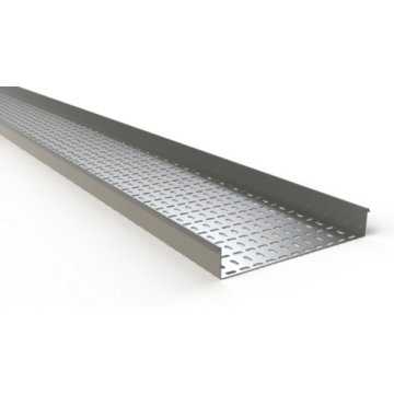 12" X 96" (8FT) PERFORATED ZINC COATED GALVANIZED STEEL CABLE TRAY 