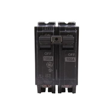 100 Amp Double Pole Plug-In Full Size Circuit Breaker 120/240V – GE PART NO. THQL21100