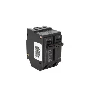 20 Amp Double Pole Plug-In Full Size Circuit Breaker 120/240V – GE PART NO. THQL2120