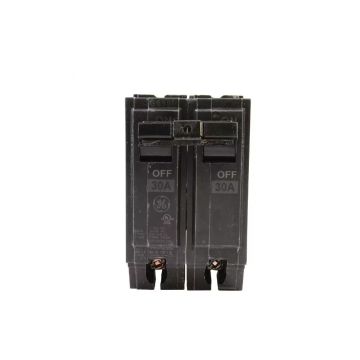 30 Amp Double Pole Plug-In Full Size Circuit Breaker 120/240V – GE PART NO. THQL2130