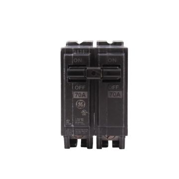 70 Amp Double Pole Plug-In Full Size Circuit Breaker 120/240V – GE PART NO. THQL2170