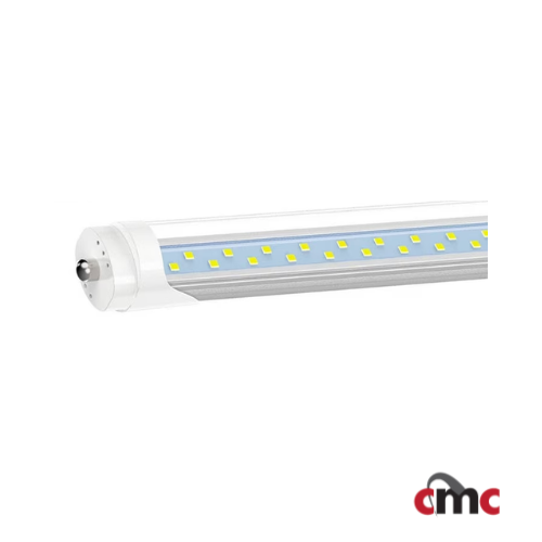 8FT 40W 6500K Clear LED Tube – Double End