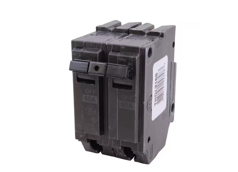 GE THQL2160 Q-Line 60 Amp 2 Double-Pole Full Size Circuit Breaker 120/240 Vac 
